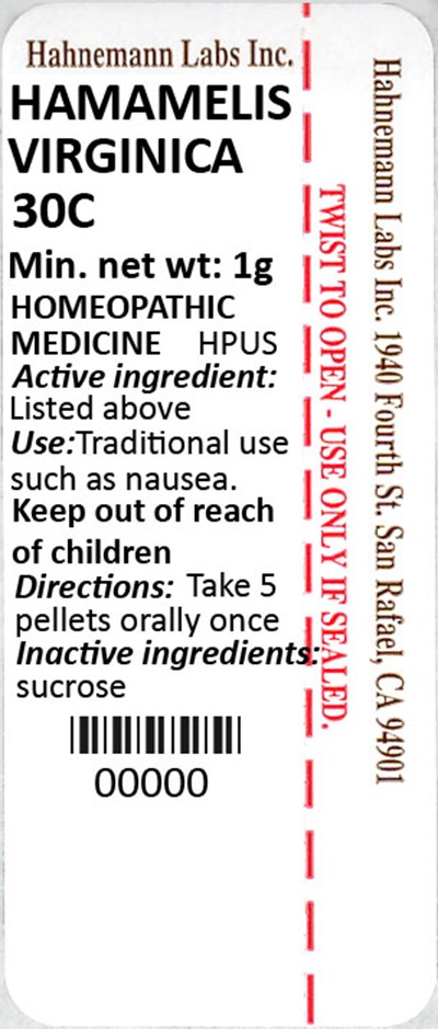 Hamamelis Virginica 30C 1g - Hamamelis Virginica 30C 1g